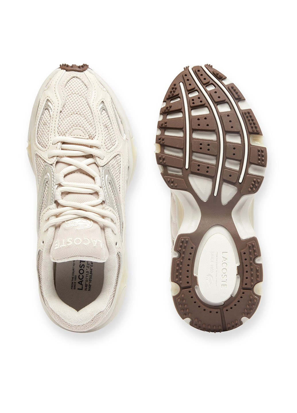 Кросівки Lacoste світло-бежеві демісезони (363619949)