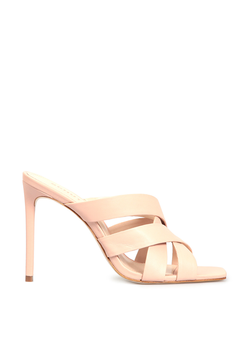 Светло-розовые шлепанцы Schutz