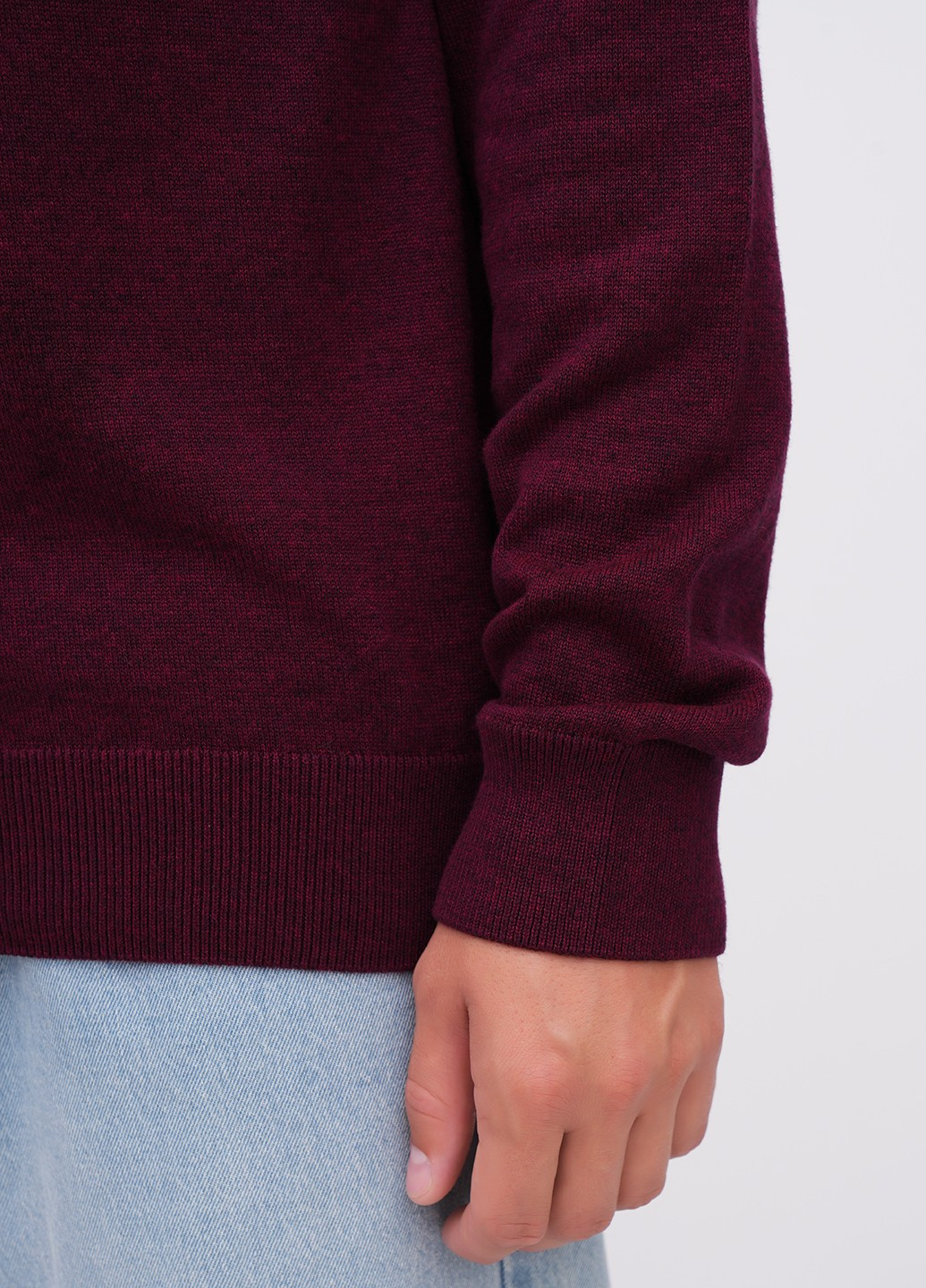 Бордовий демісезонний светр джемпер EQUILIBRI