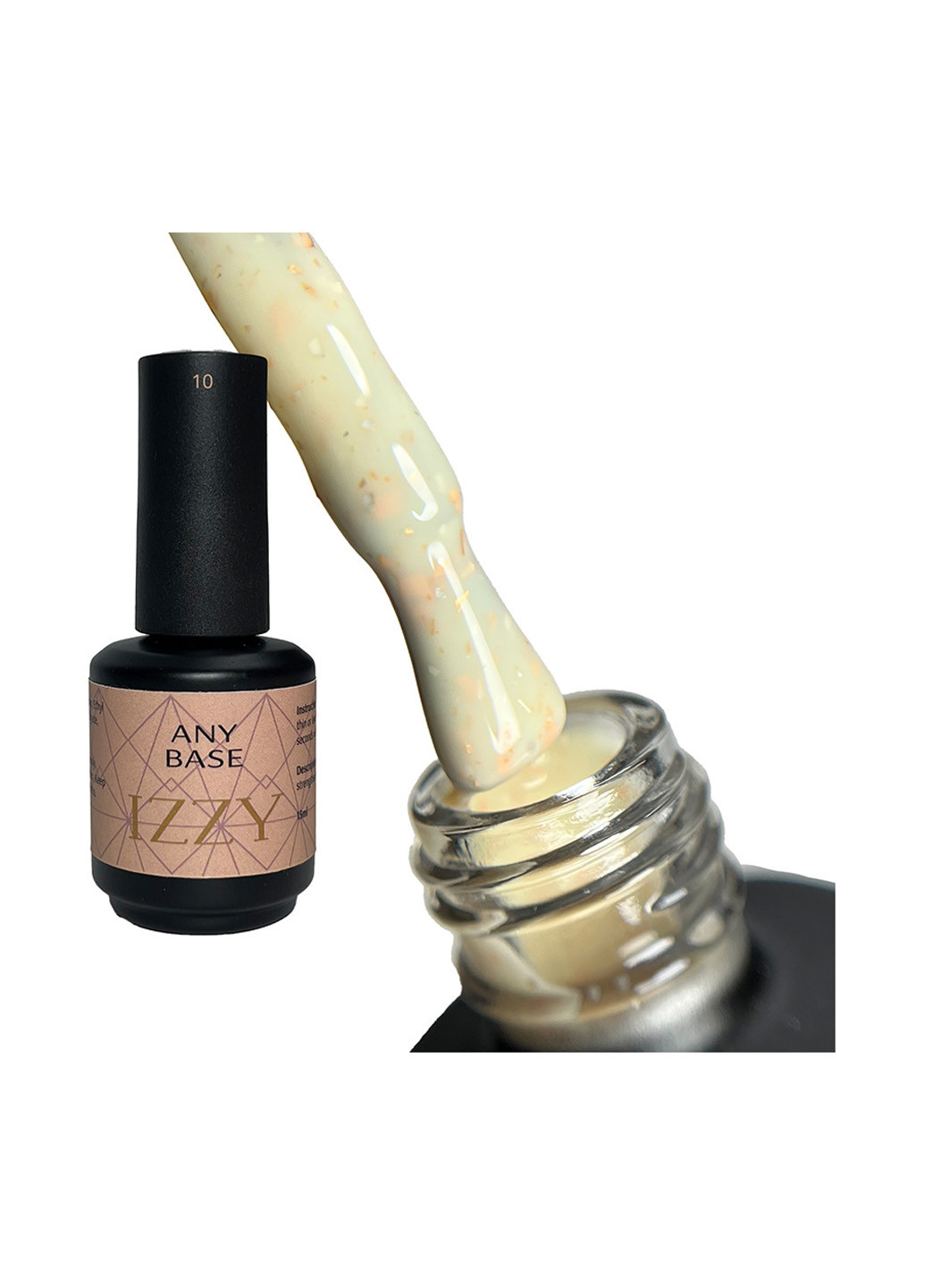База для маникюра камуфлирующая с поталью, Any Base 10, 15 г Izzy (363030701)