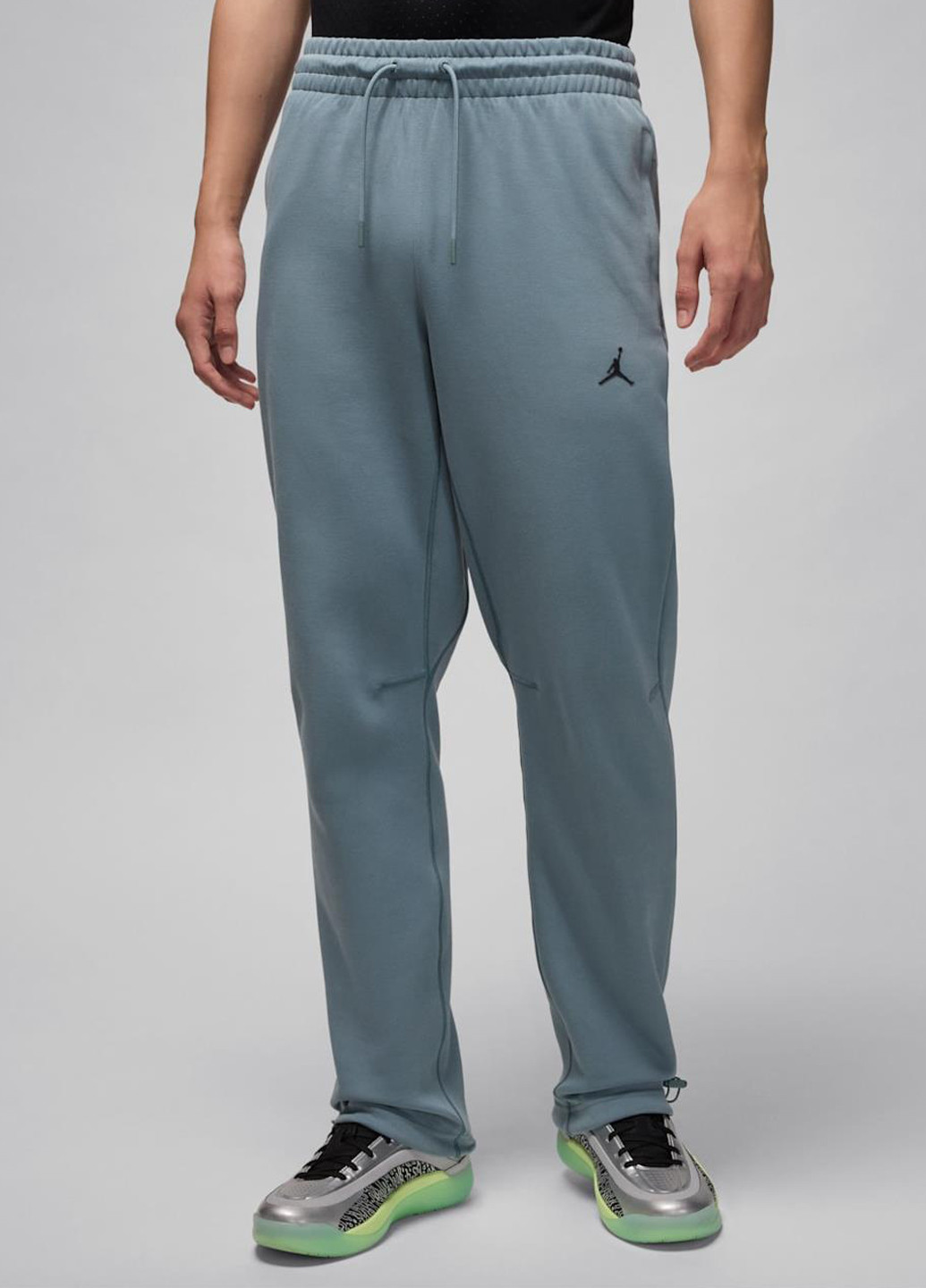 Серо-голубые спортивные, кэжуал демисезонные джоггеры брюки Jordan