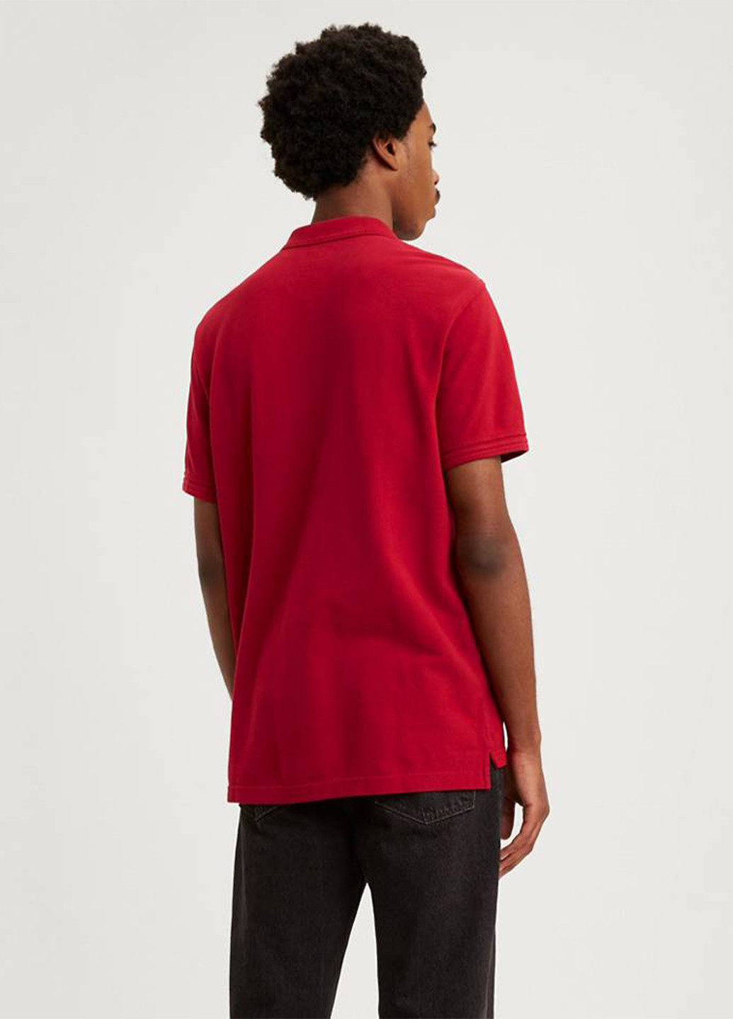 Красная футболка-поло для мужчин Levi's однотонная