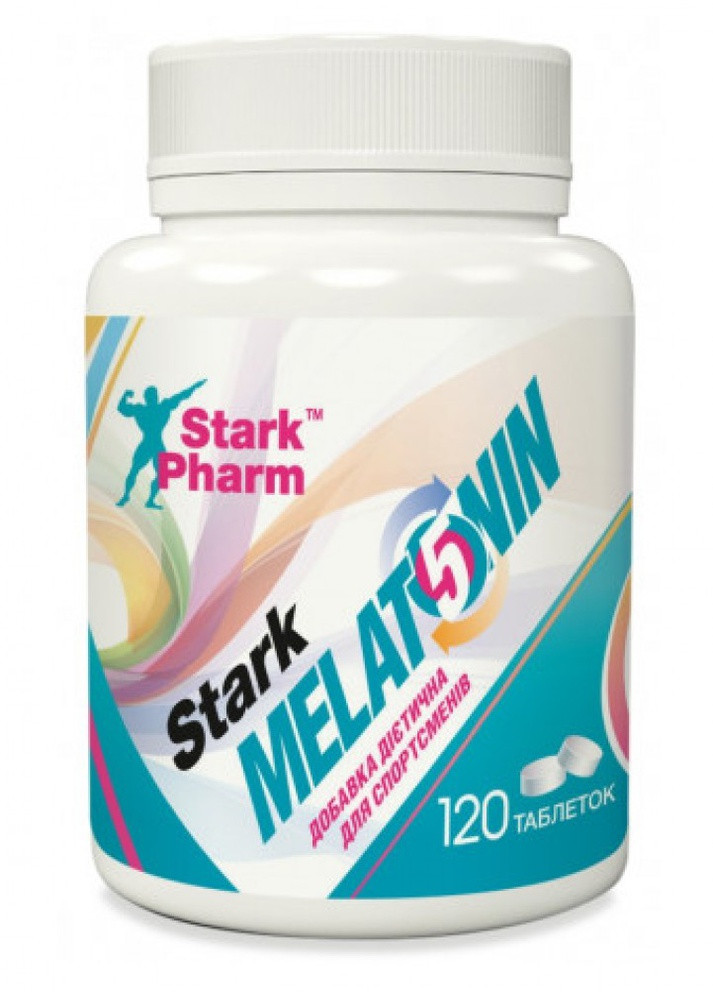 Мелатонін гормон сну Stark Melatonin 5mg 120tabs Stark Pharm (232599862)