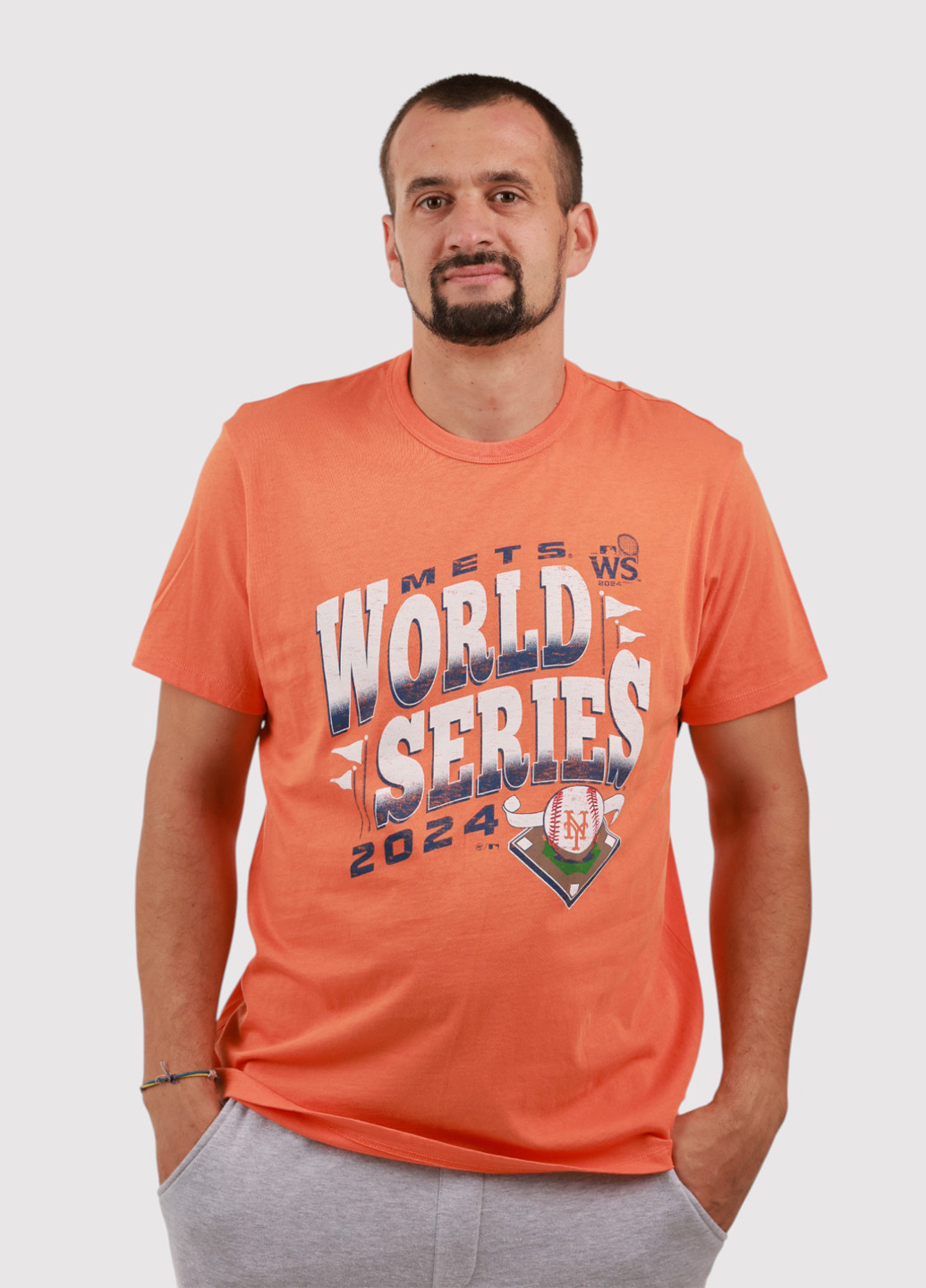 Оранжевая футболка 47 Brand