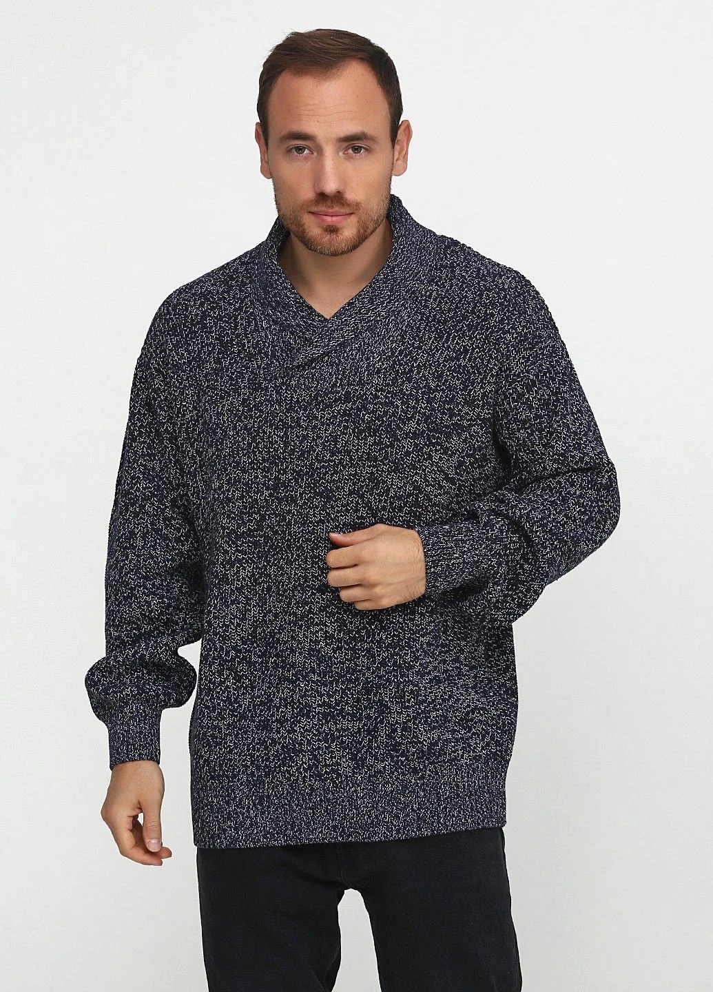 Синий демисезонный свитер H&M