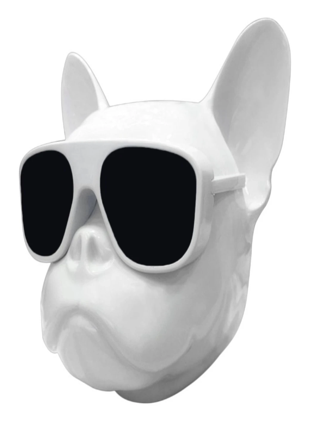 Портативна Bluetooth колонка собака голова Бульдог Dog White (8741200) Francesco Marconi (214385268)