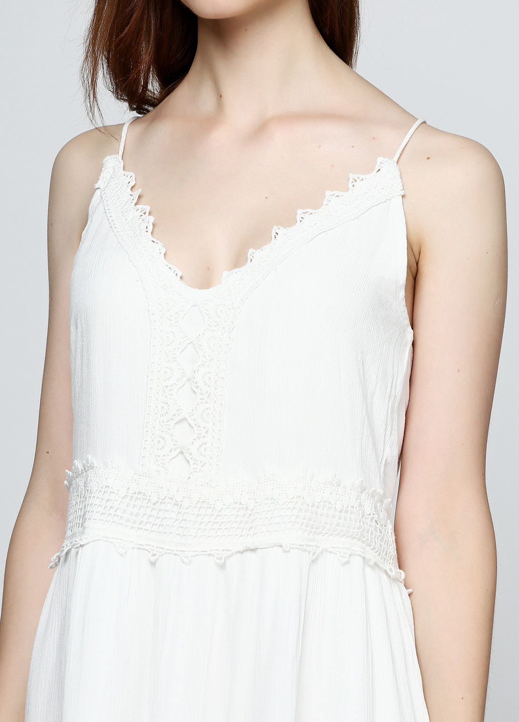 Білий кежуал платье Tom Tailor однотонна