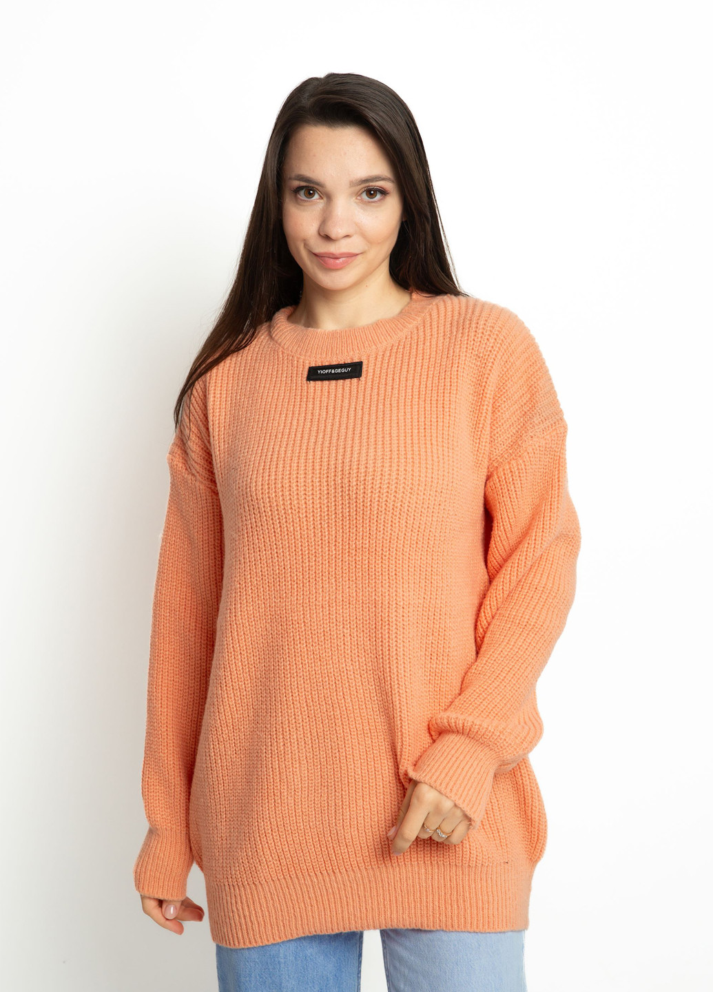 Персиковий демісезонний джемпер джемпер Time of Style