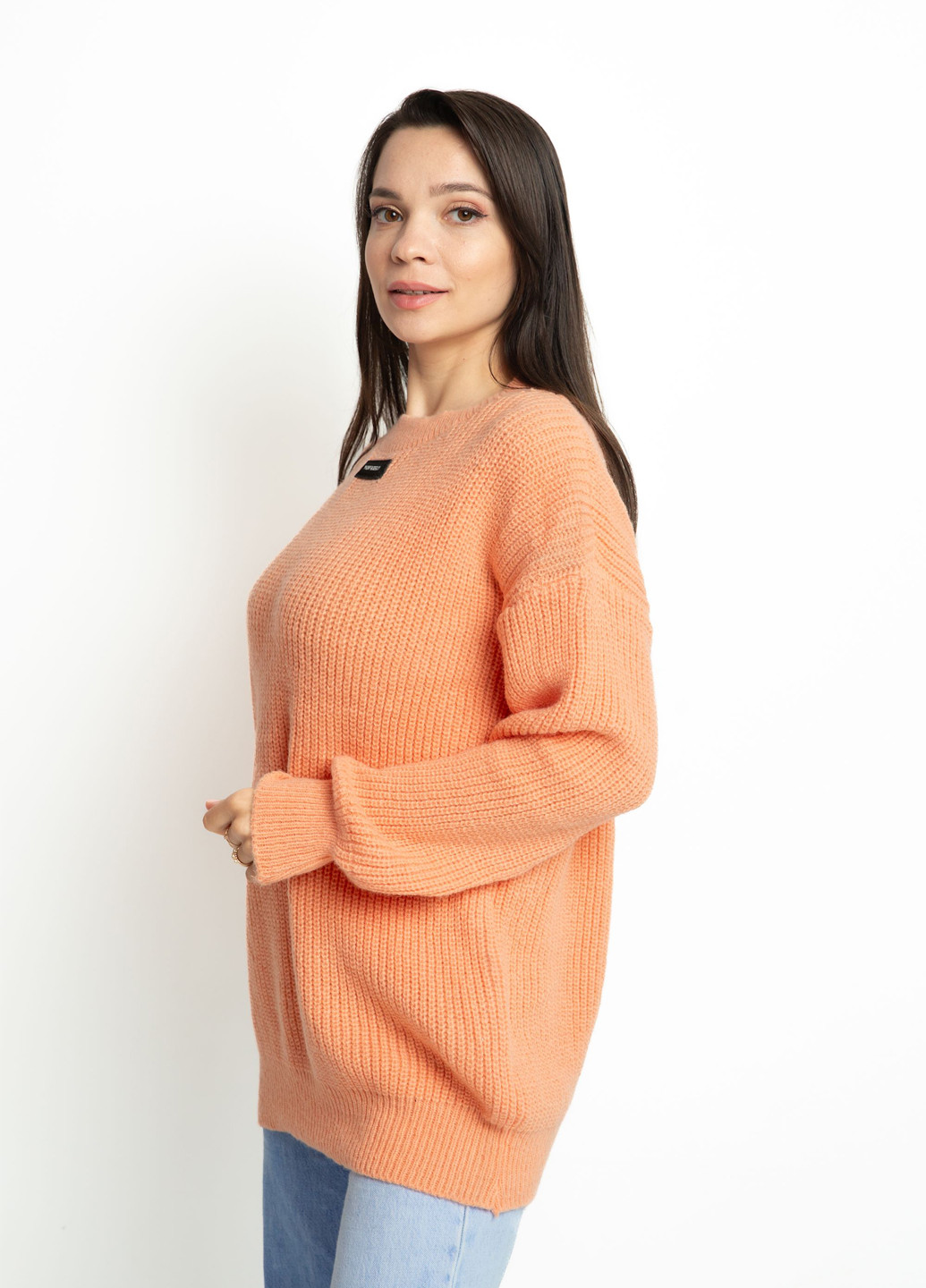 Персиковий демісезонний джемпер джемпер Time of Style