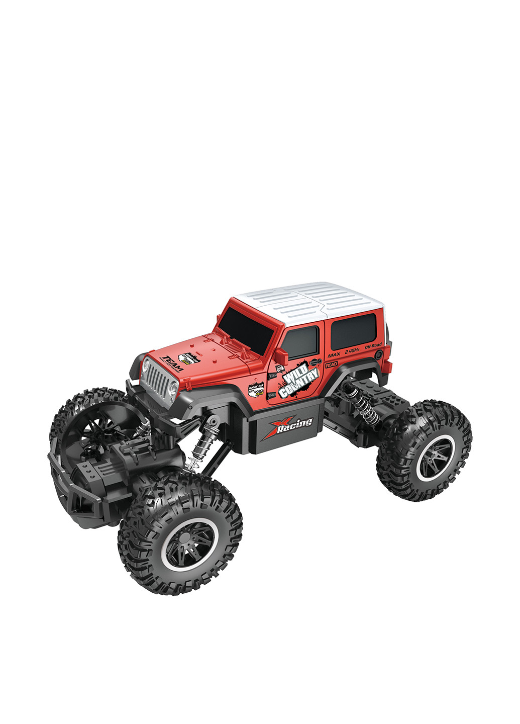 Автомобиль OFF-ROAD CRAWLER на р/у – WILD COUNTRY (красный, аккум. 3,6V, 1:20) Sulong Toys (134644475)