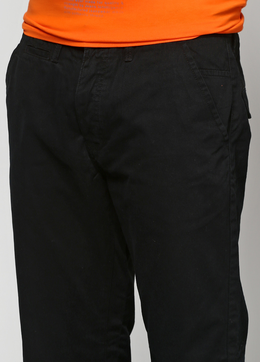 Черные кэжуал демисезонные со средней талией брюки Next