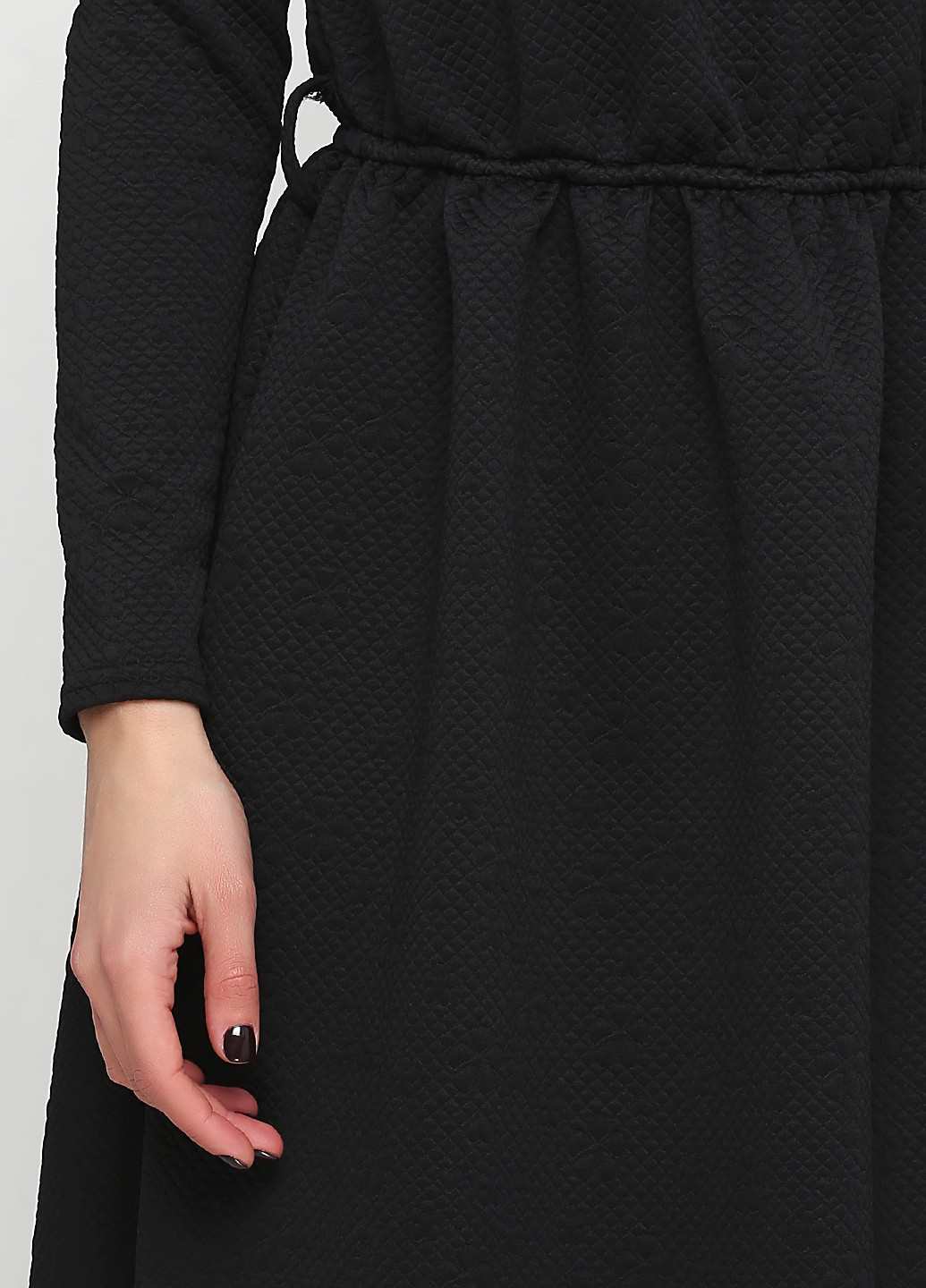 Черное кэжуал платье ANVI однотонное