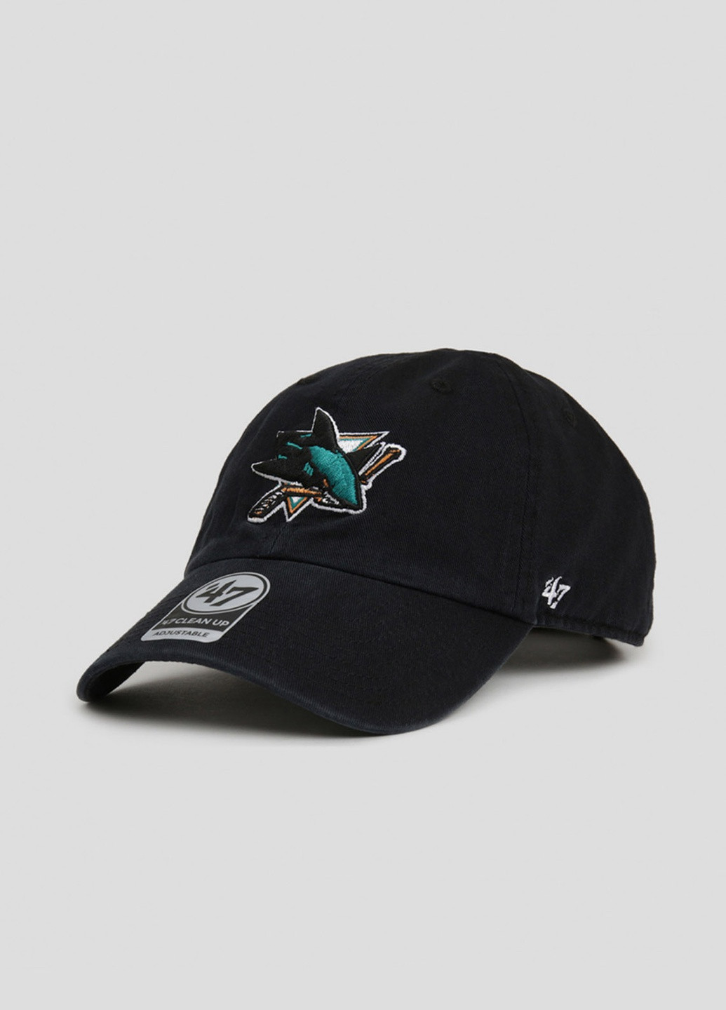Черная хлопковая кепка Nhl San Jose Sharks 47 Brand (253563770)