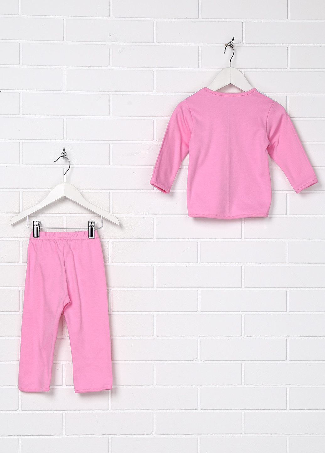 Розовая всесезон пижама (лонгслив, брюки) Baby Art