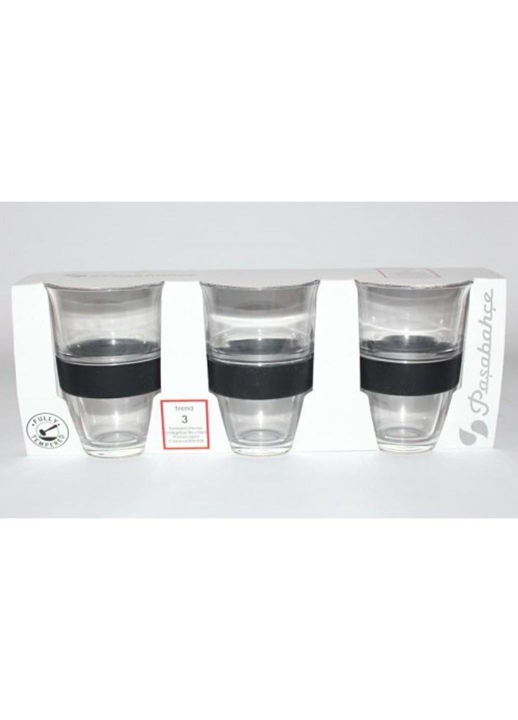Набор стаканов 220 мл 3 шт Trend PS-52838 Pasabahce (253618301)