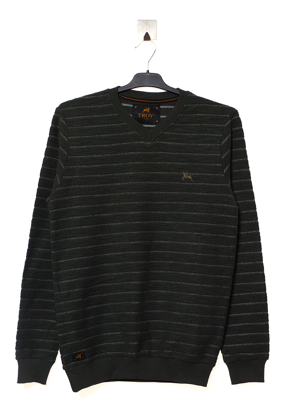 Оливково-зеленый демисезонный пуловер пуловер Troll