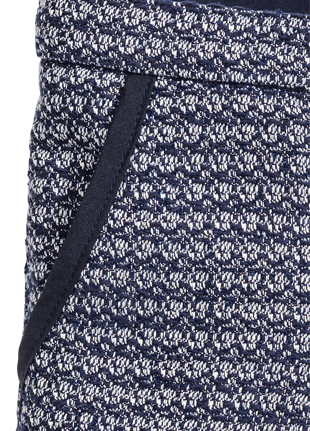 Шорты H&M с подкладкой абстрактные тёмно-синие кэжуалы