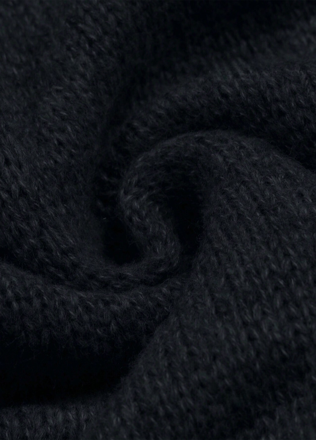 Черная кэжуал однотонная юбка SHEIN на запах