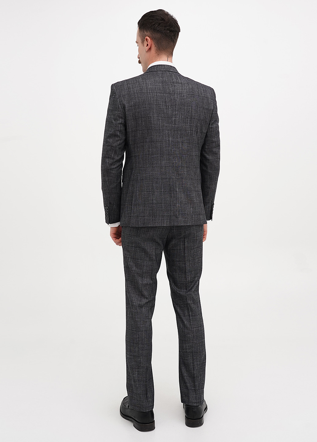 Темно-серый демисезонный костюм (пиджак, брюки) брючный Federico Cavallini