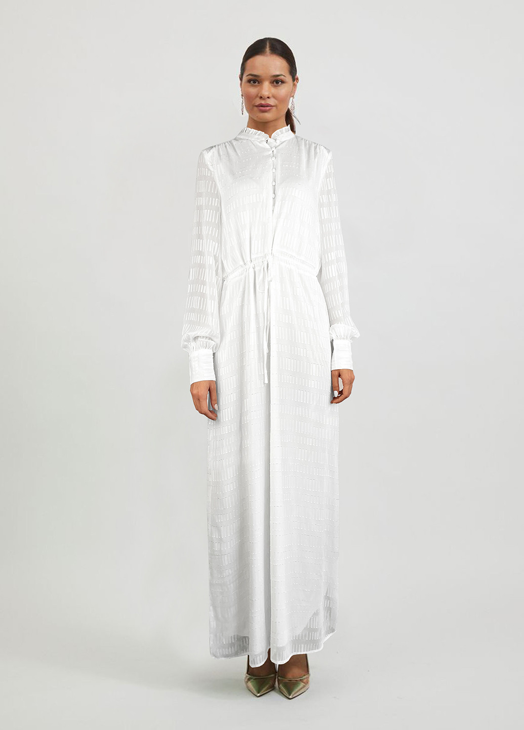 Белое кэжуал платье Vero Moda однотонное