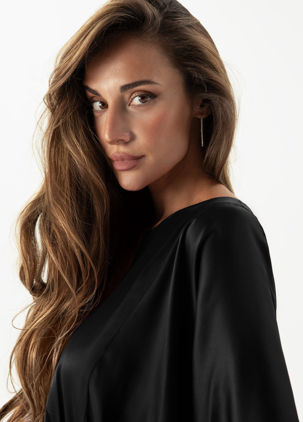 Черное кэжуал платье клеш Gepur однотонное