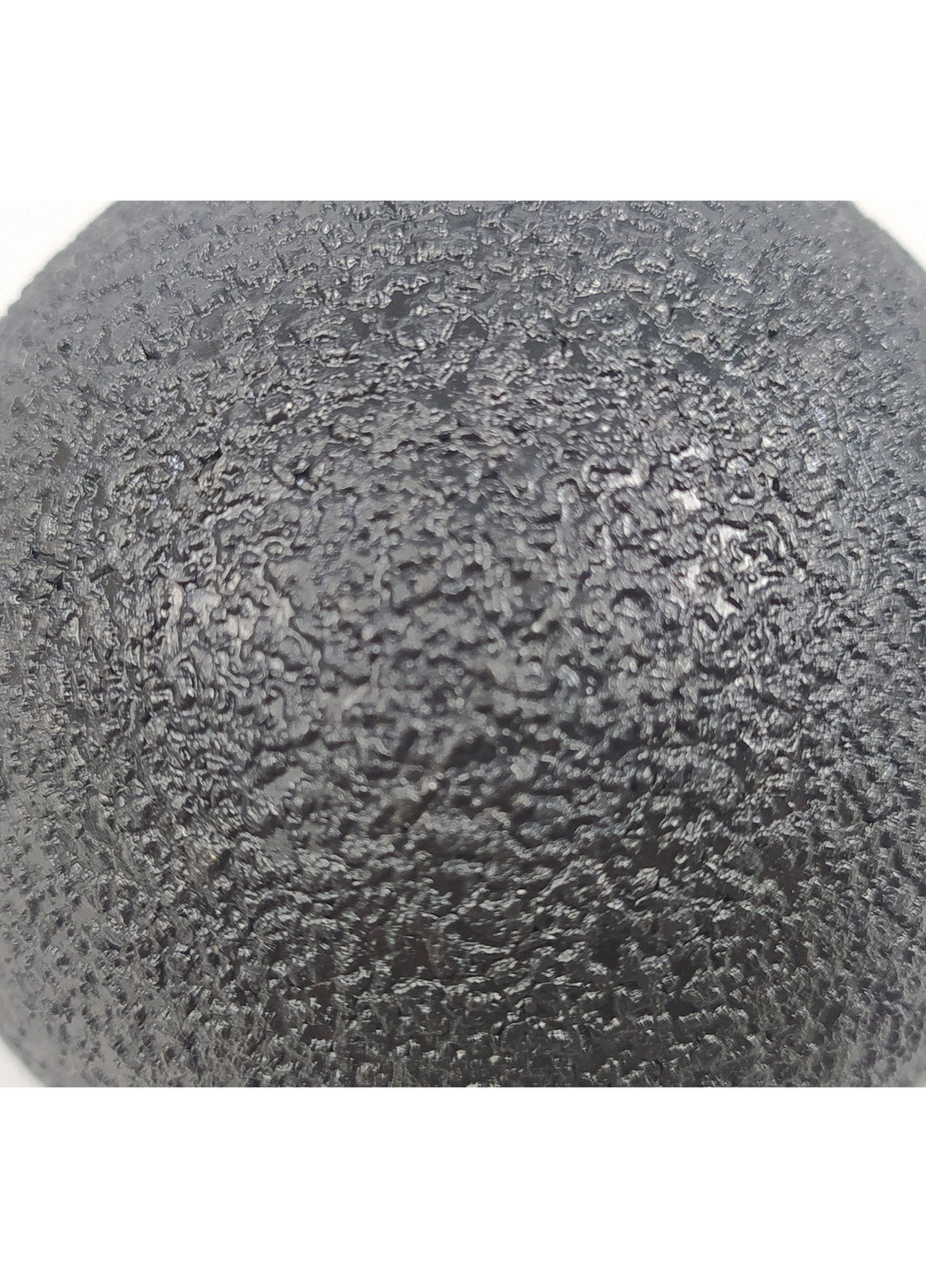 Массажный мячик EPP 8 см черный (ЕПП-мяч для массажа спины, поясницы, рук, ног, миофасциального релиза и самомассажа) EasyFit (243205373)