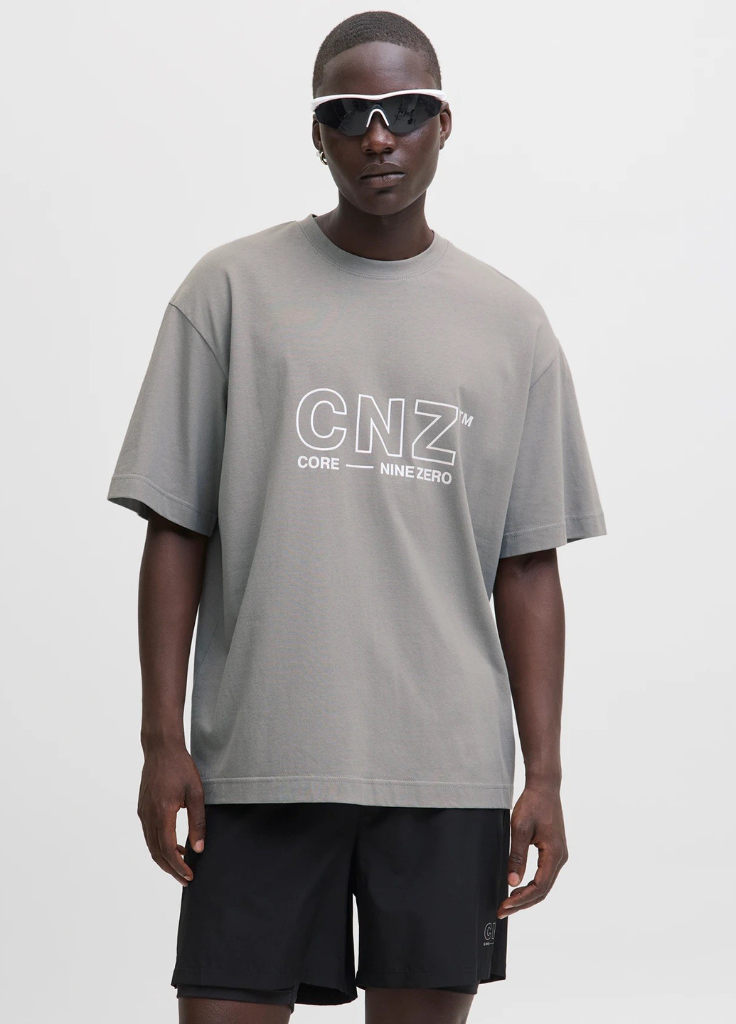 Сіра футболка Jack & Jones