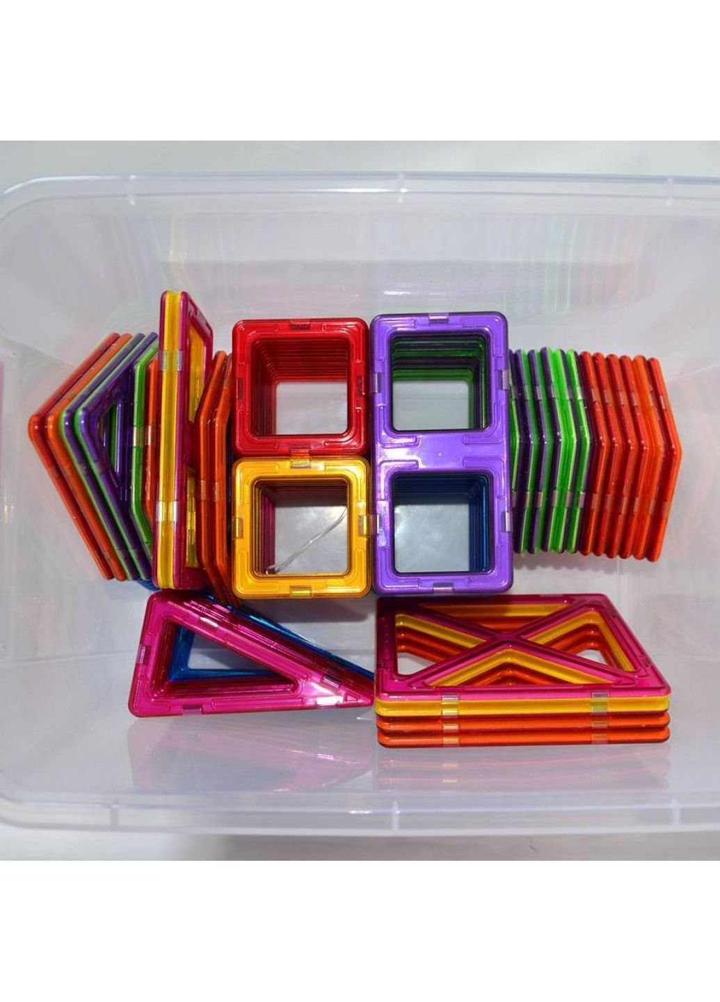 Конструктор (MK-198) Магнікон 198 деталей Plastic box (198484073)