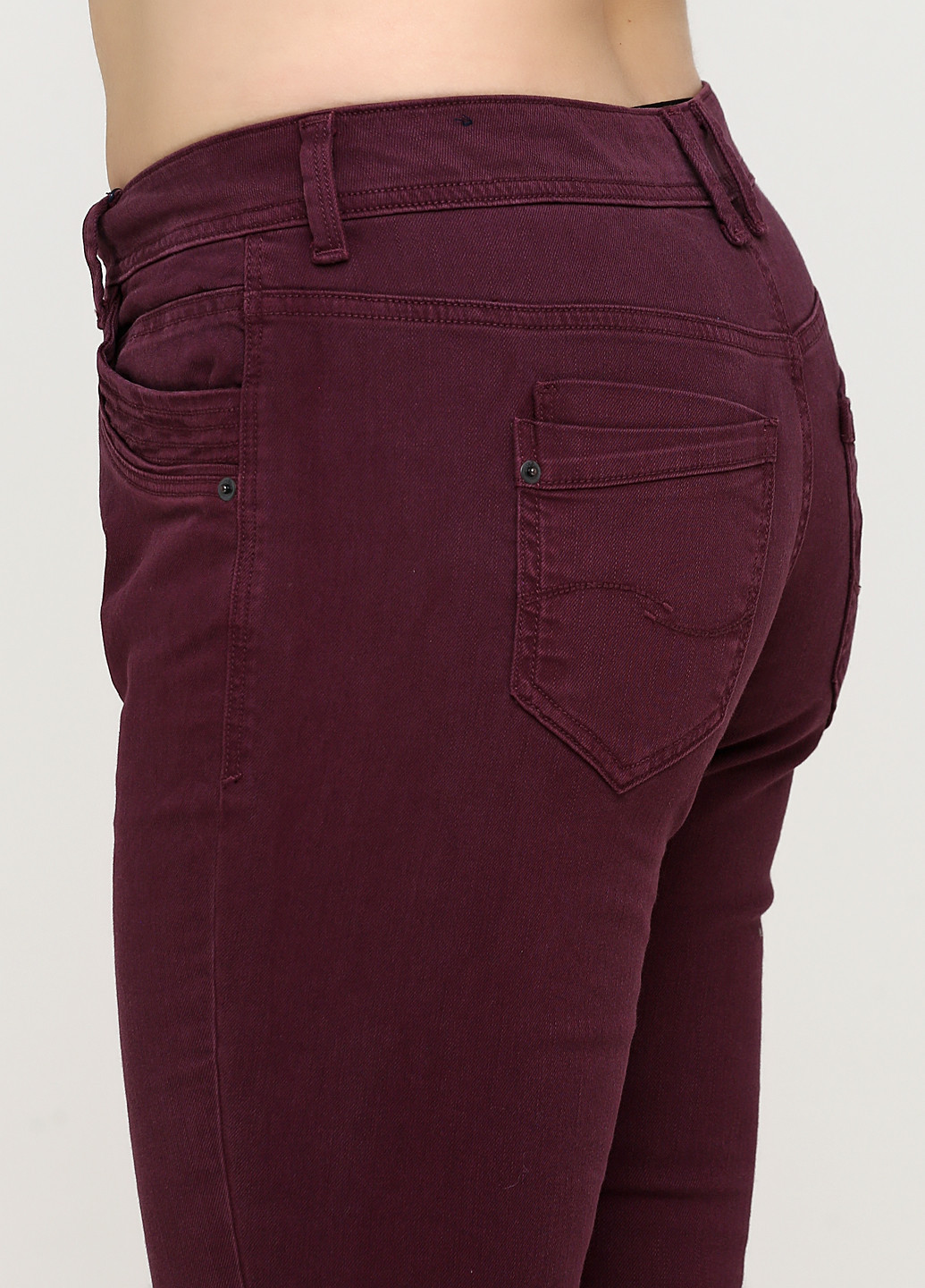 Бордовые демисезонные прямые джинсы S.Oliver