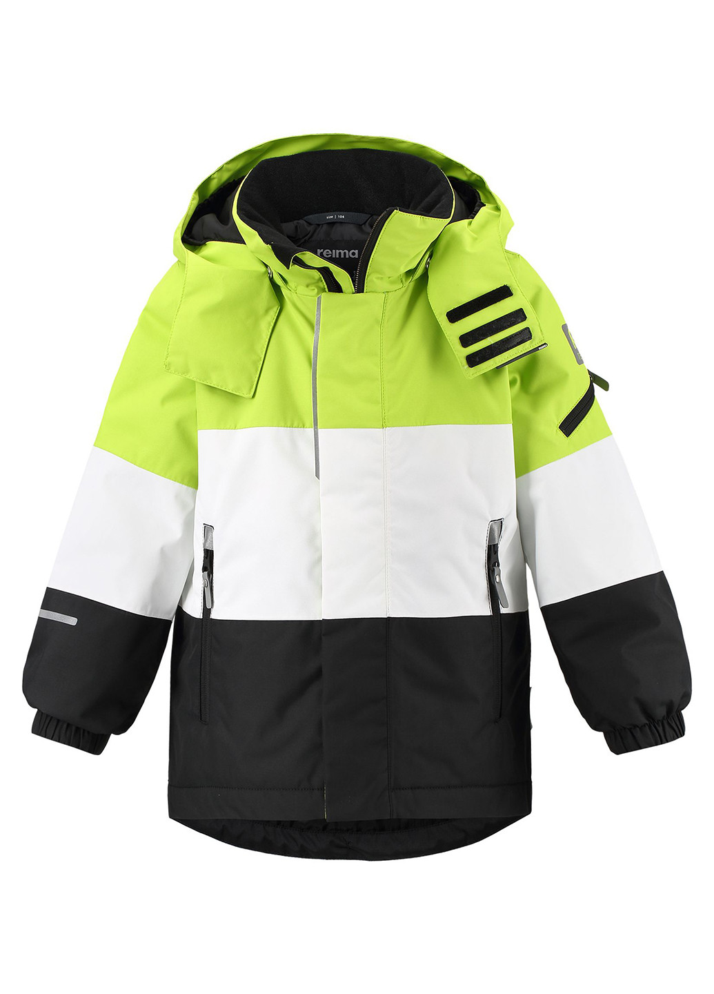 Салатовая зимняя куртка лыжная Reima