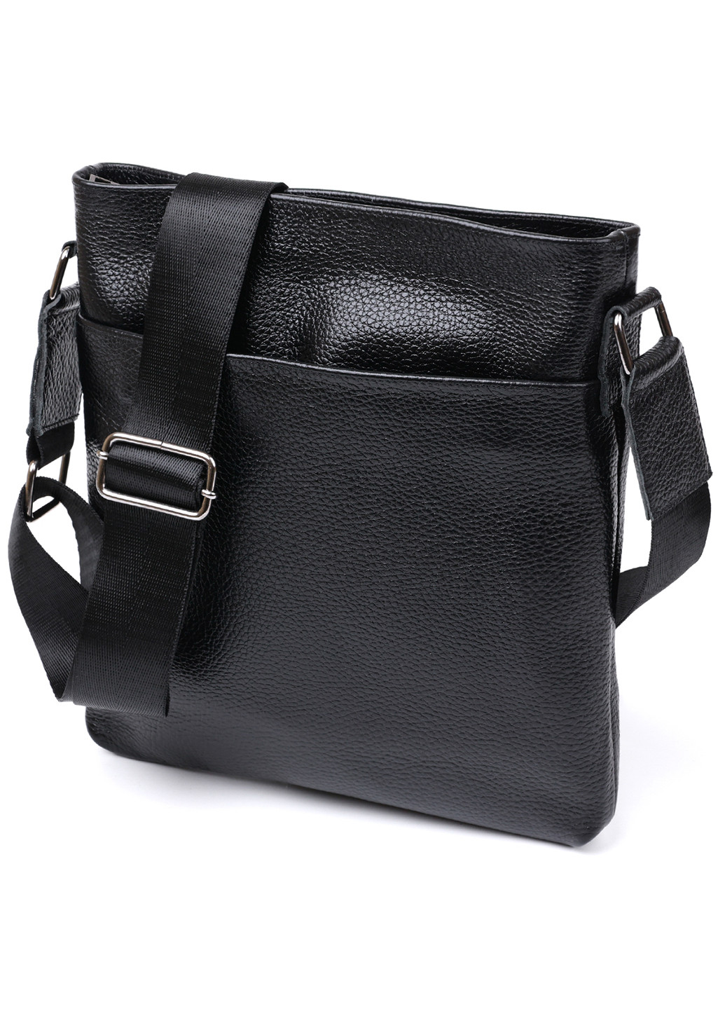 Чоловіча шкіряна сумка через плече 24х26 см Shvigel (253490709)