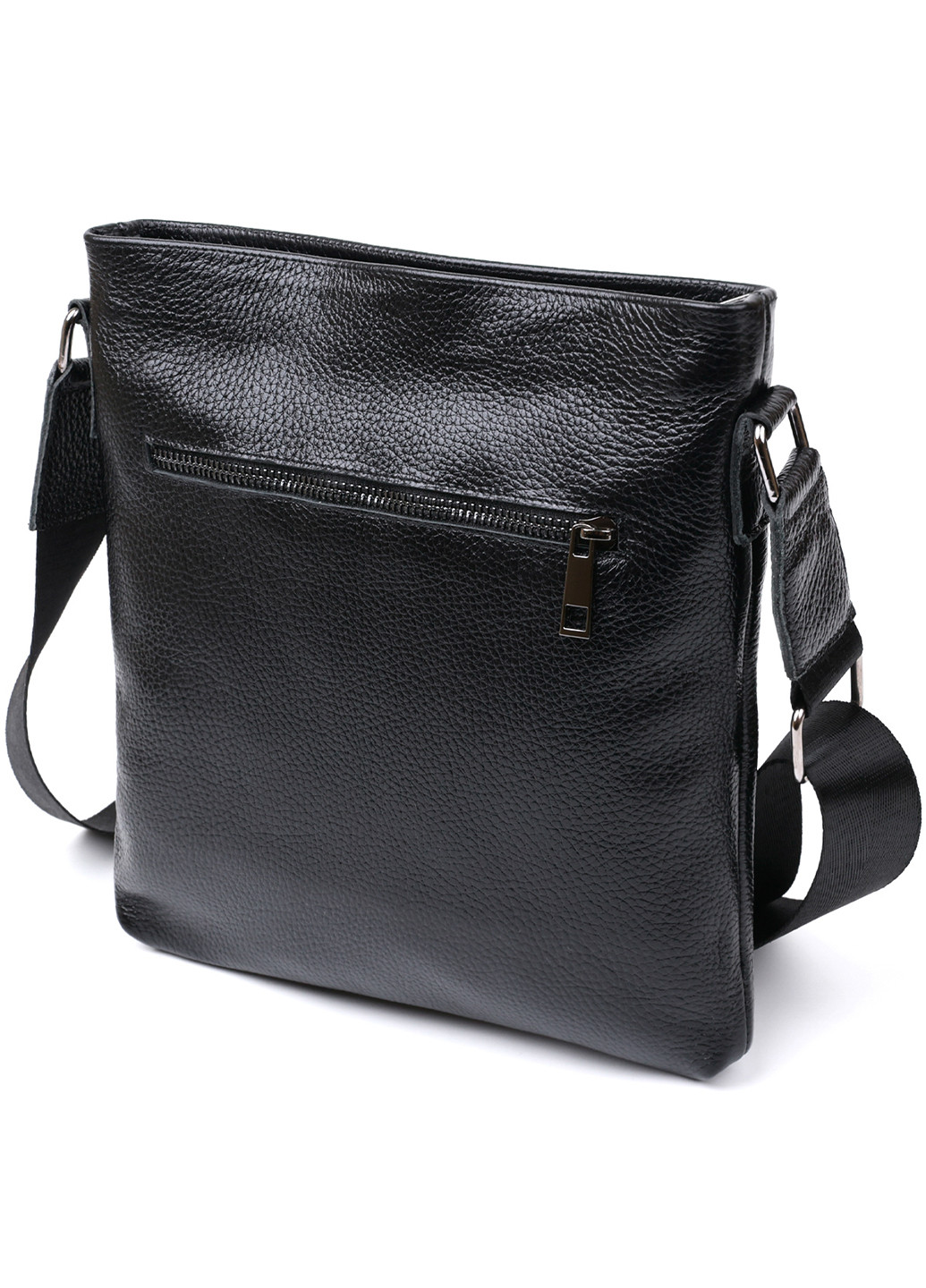 Чоловіча шкіряна сумка через плече 24х26 см Shvigel (253490709)