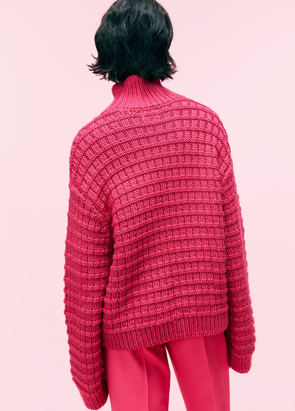 Рожевий зимовий світ зимовий вільного крою H&M