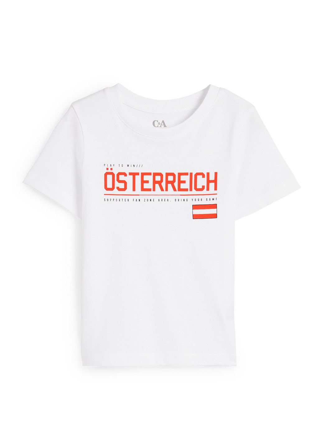 Белая летняя футболка C&A