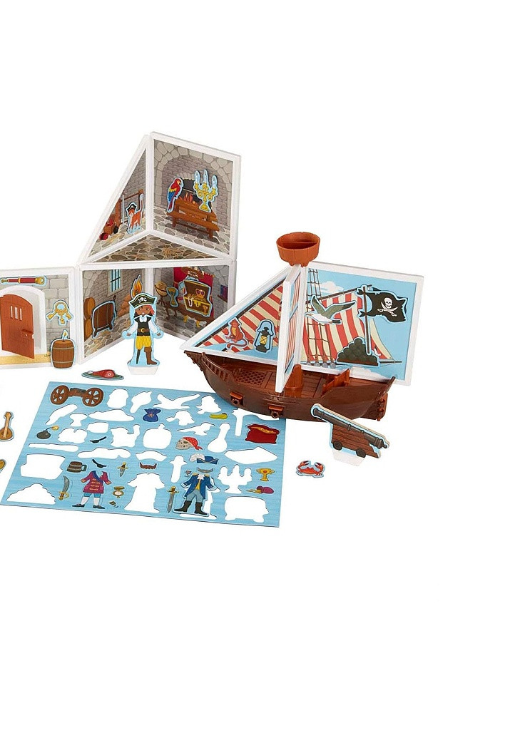 Ігровий набір магнітний Піратська бухта (MD30664) Melissa&Doug (254080489)