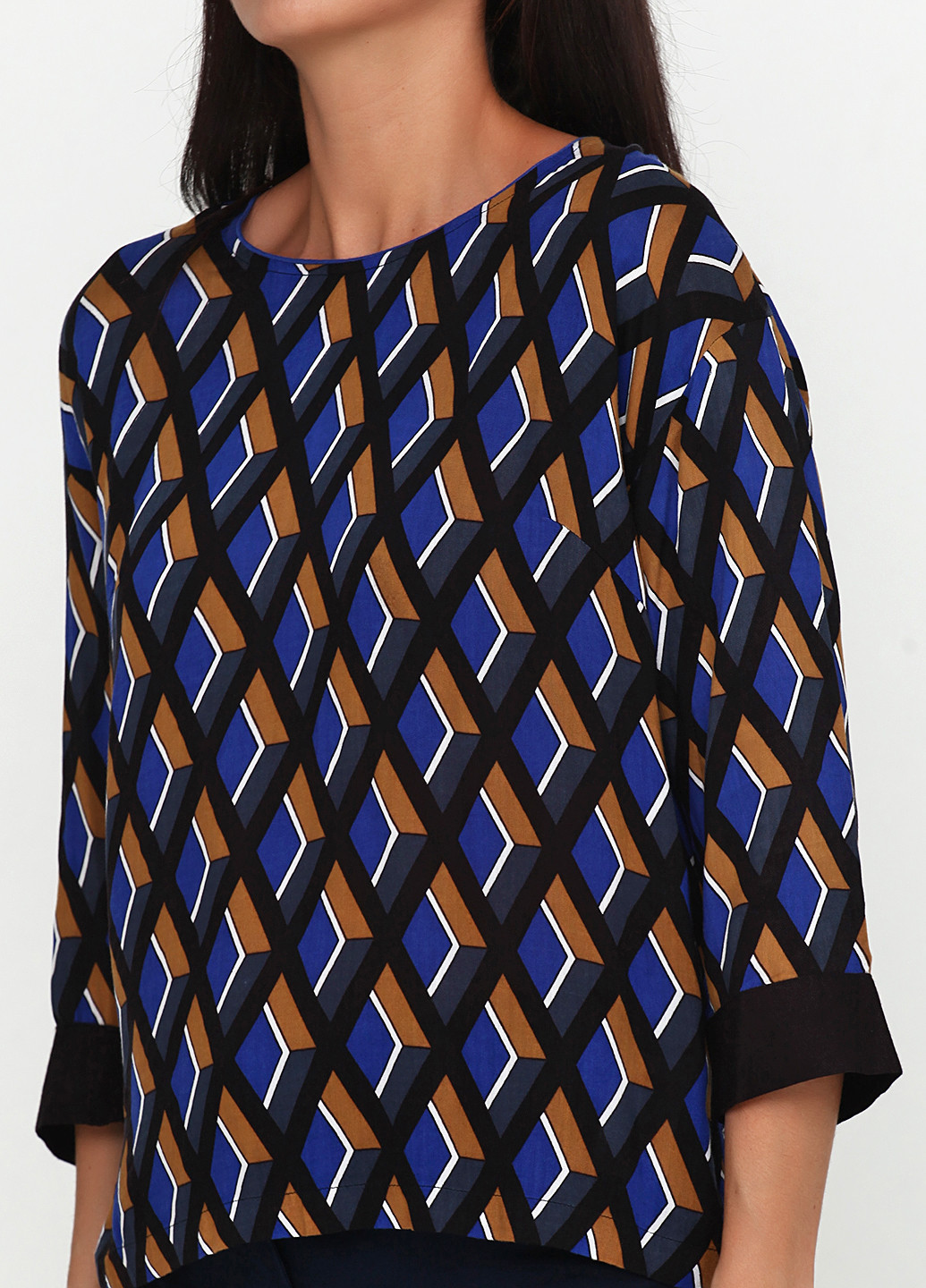 Темно-синяя демисезонная блуза BRANDTEX CLASSIC