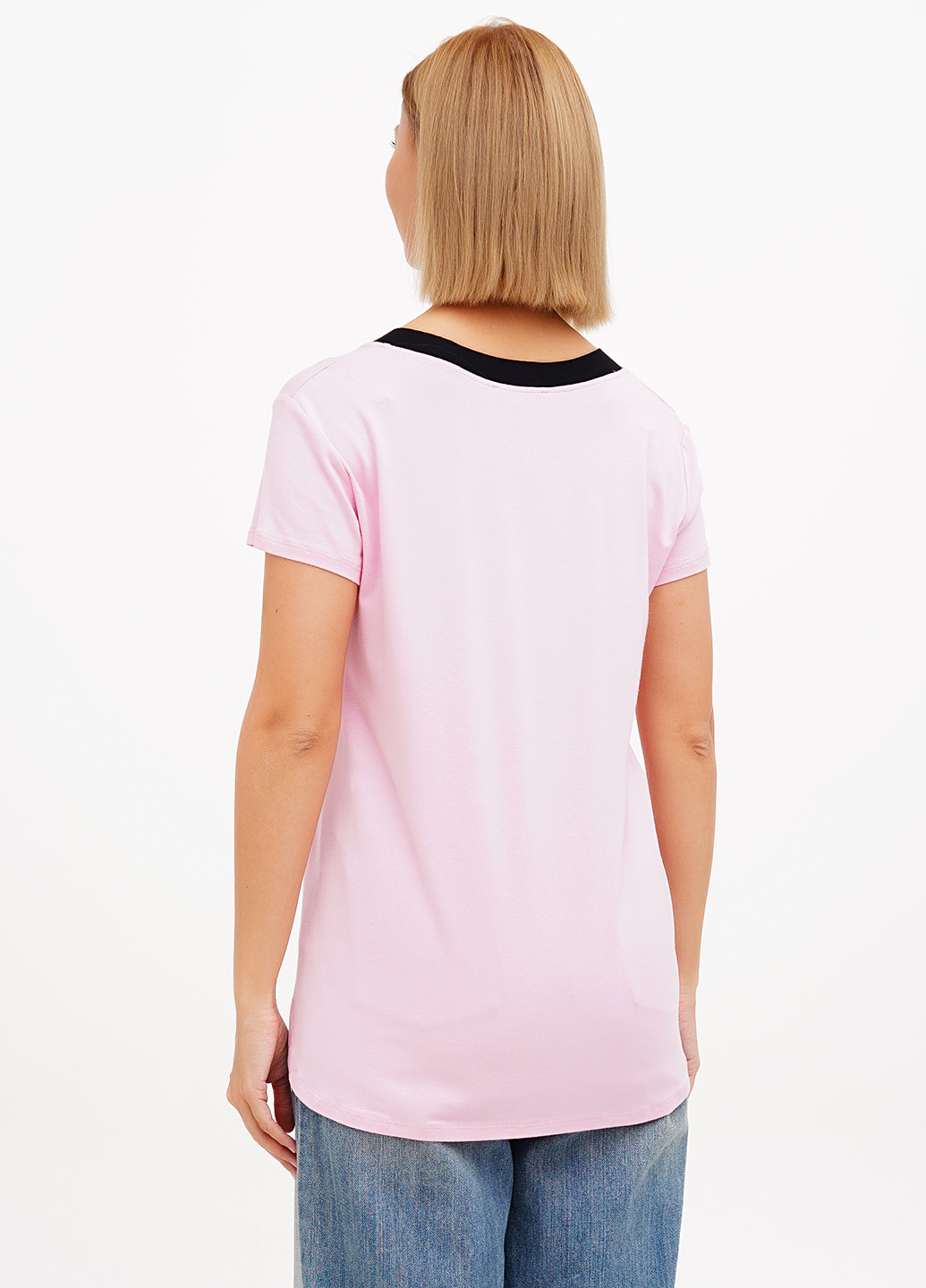Светло-розовая блуза Sassofono