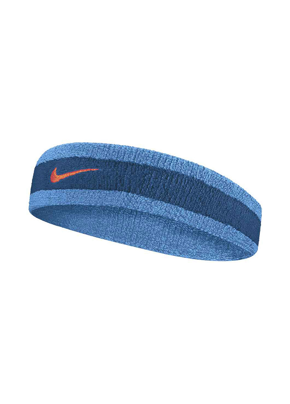 Пов'язка на голову SWOOSH HEADBAND MARINA/LASER BLUE/RUSH ORANGE - N.000.1544.446.OS Nike (254315177)