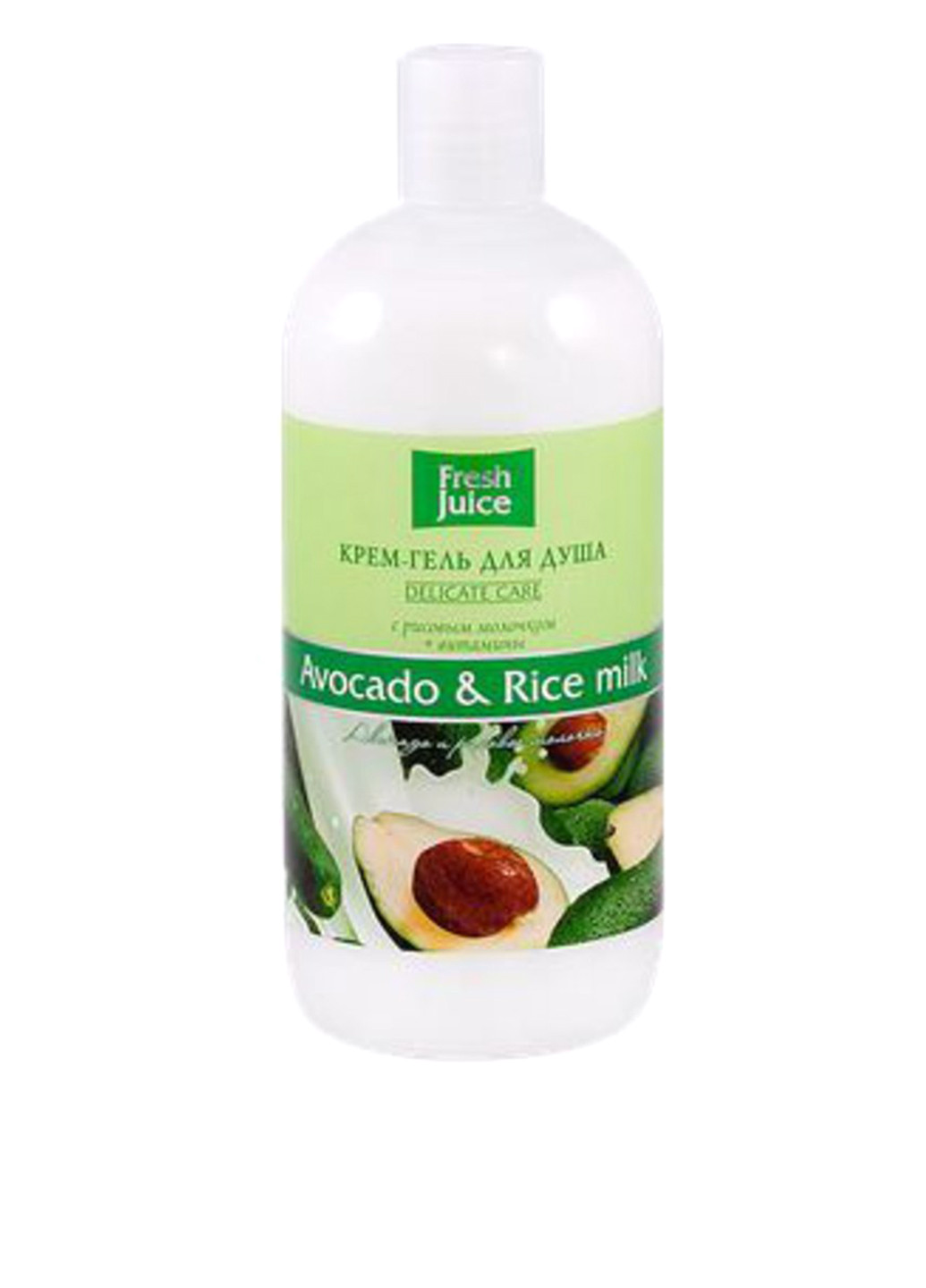 Крем-гель для душа "Авокадо и рисовое молоко" Cream-Shower Gel Avocado and Rice Milk 500 мл Fresh Juice (88096539)