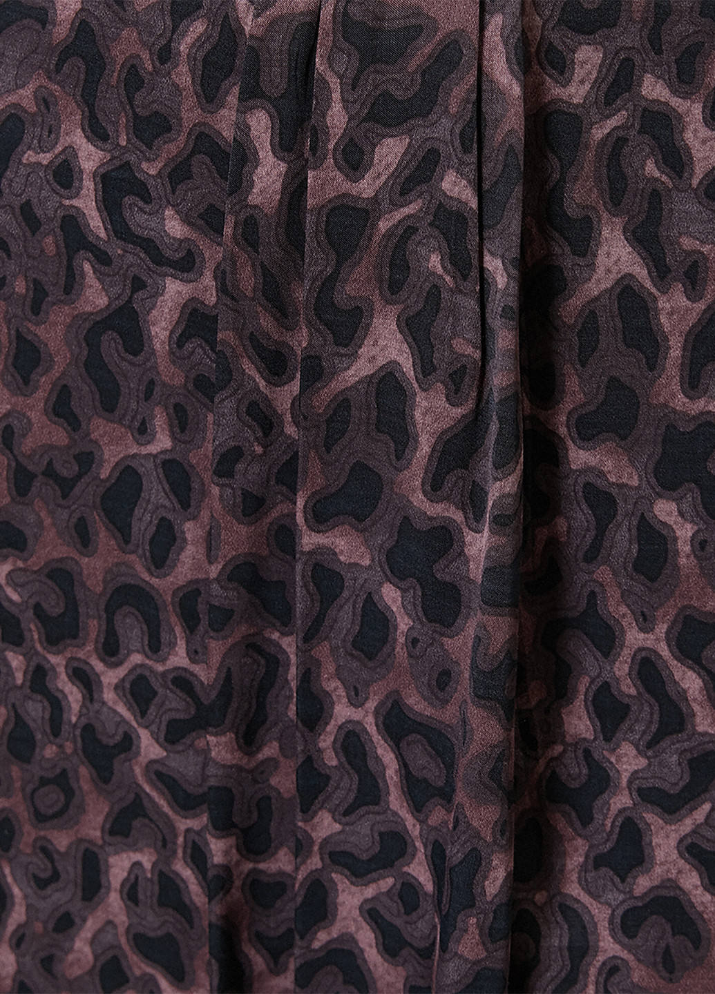 Разноцветная кэжуал леопардовая юбка KOTON клешированная