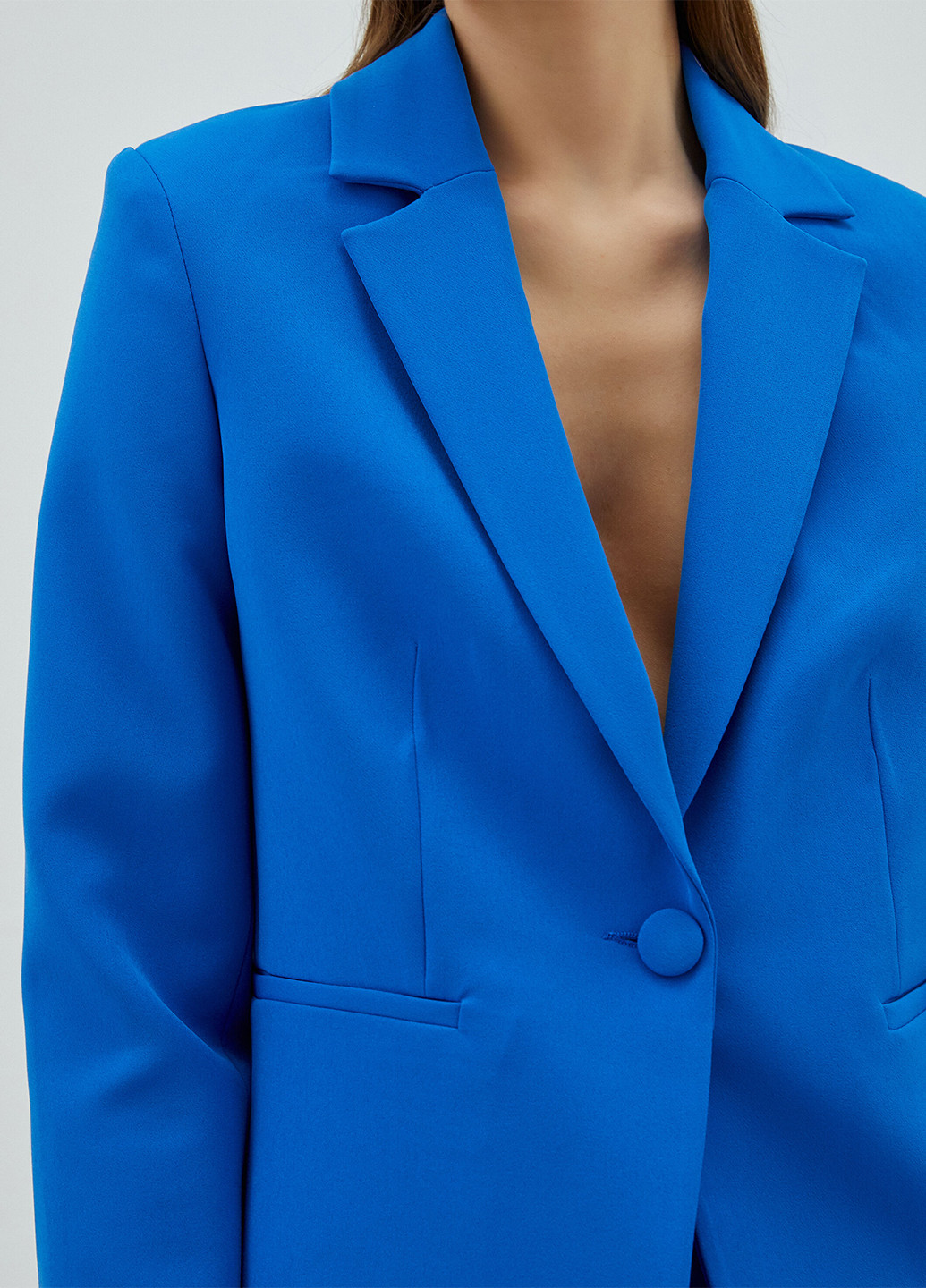 Синий женский куртка KOTON однотонный - демисезонный