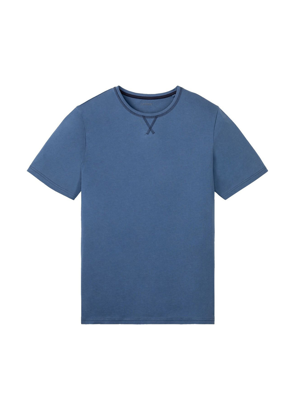 Піжама (футболка, шорти) Livergy футболка + шорти клітинка синя домашня трикотаж, бавовна