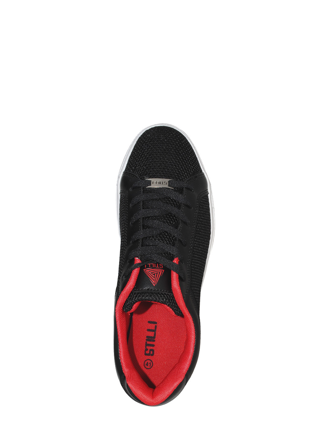 Комбіновані Осінні кросівки st4450-8 black-red Stilli