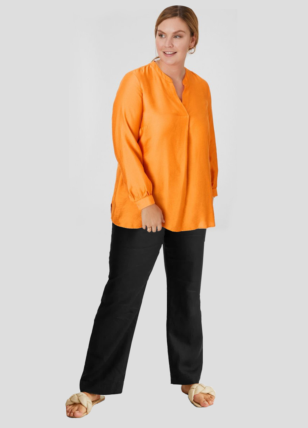 Оранжевая блуза C&A