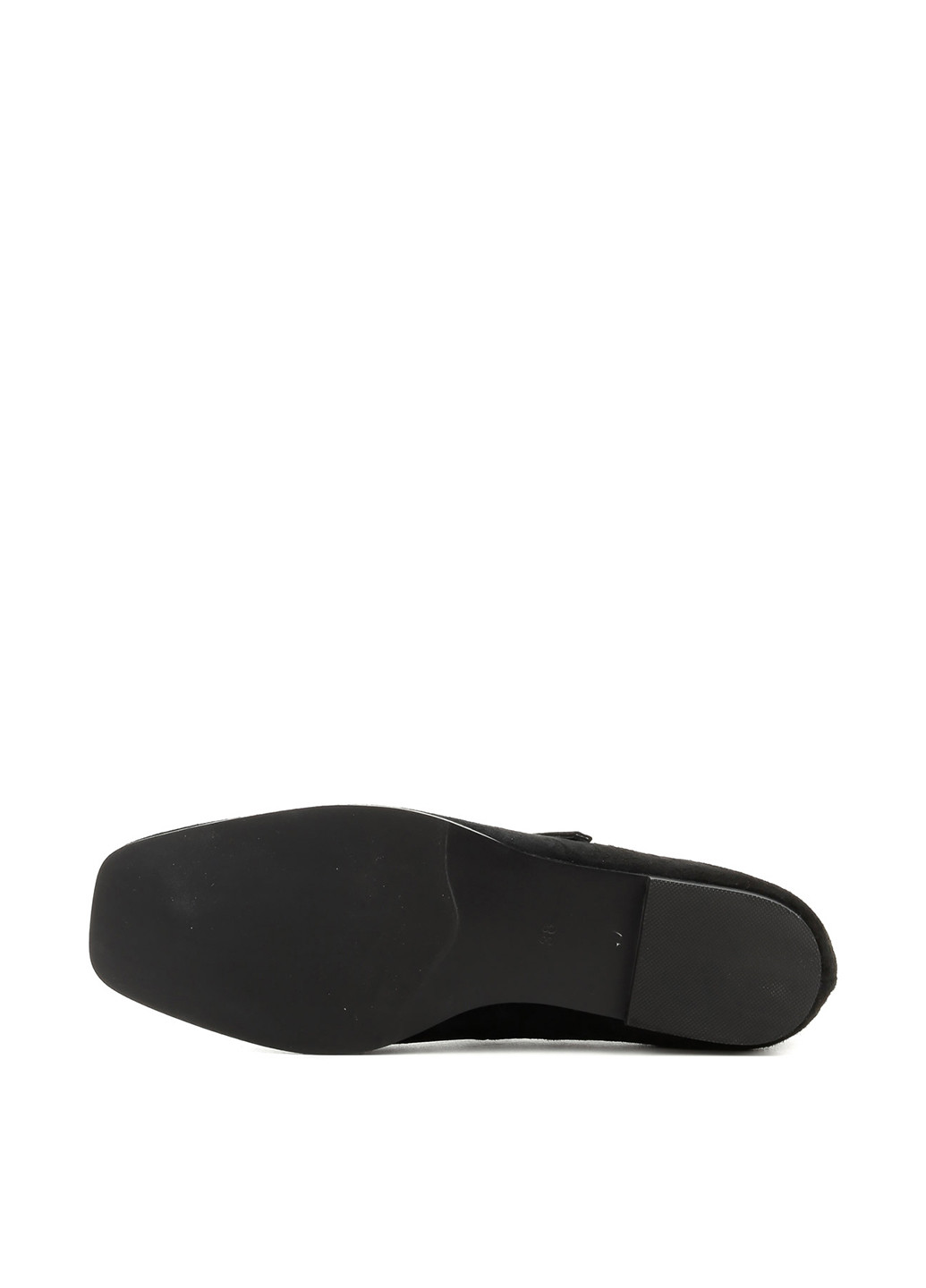 Женские балетки Le'BERDES | чёрные однотонные без декора натуральная замша (322088012)