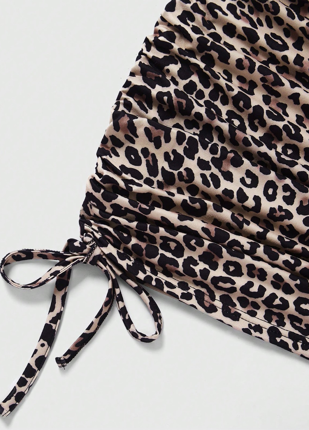 Бежева коктейльна сукня сукня-комбінація SHEIN леопардовий
