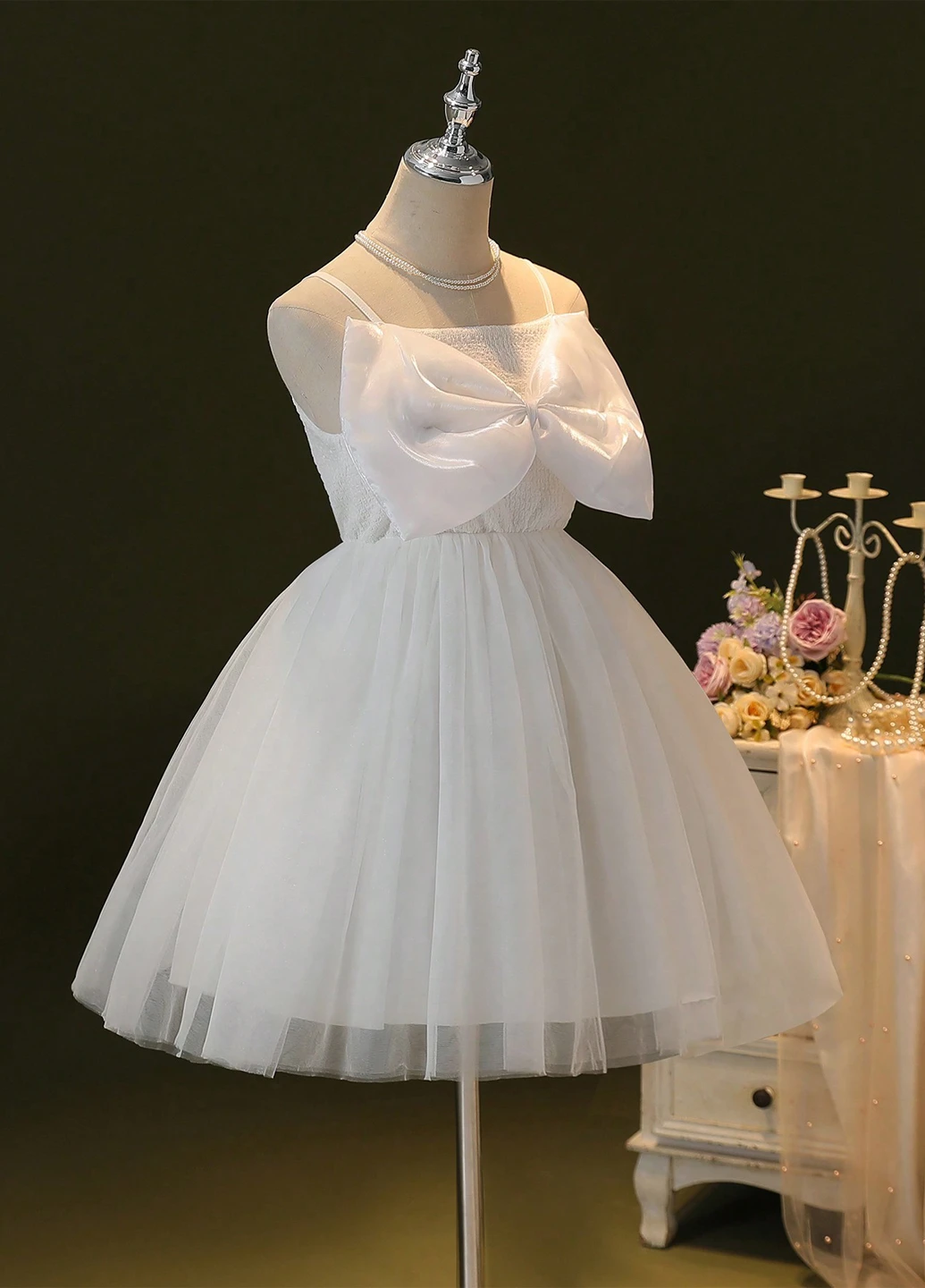 Молочное платье SHEIN (325706455)