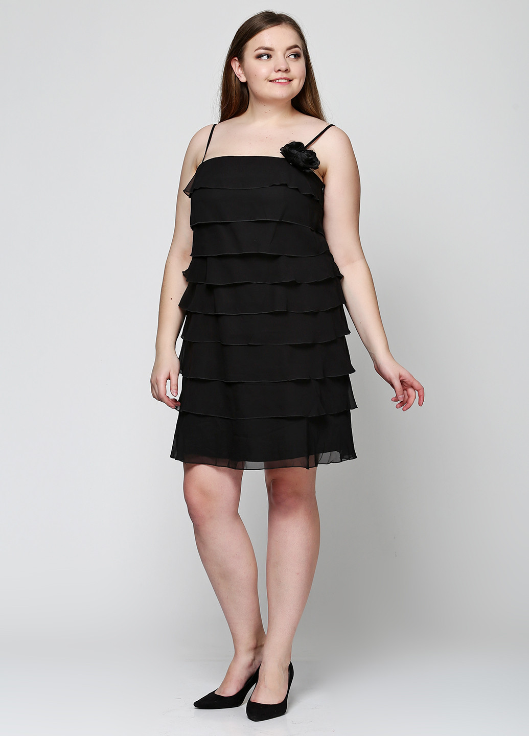 Чорна коктейльна плаття, сукня Vera Mont