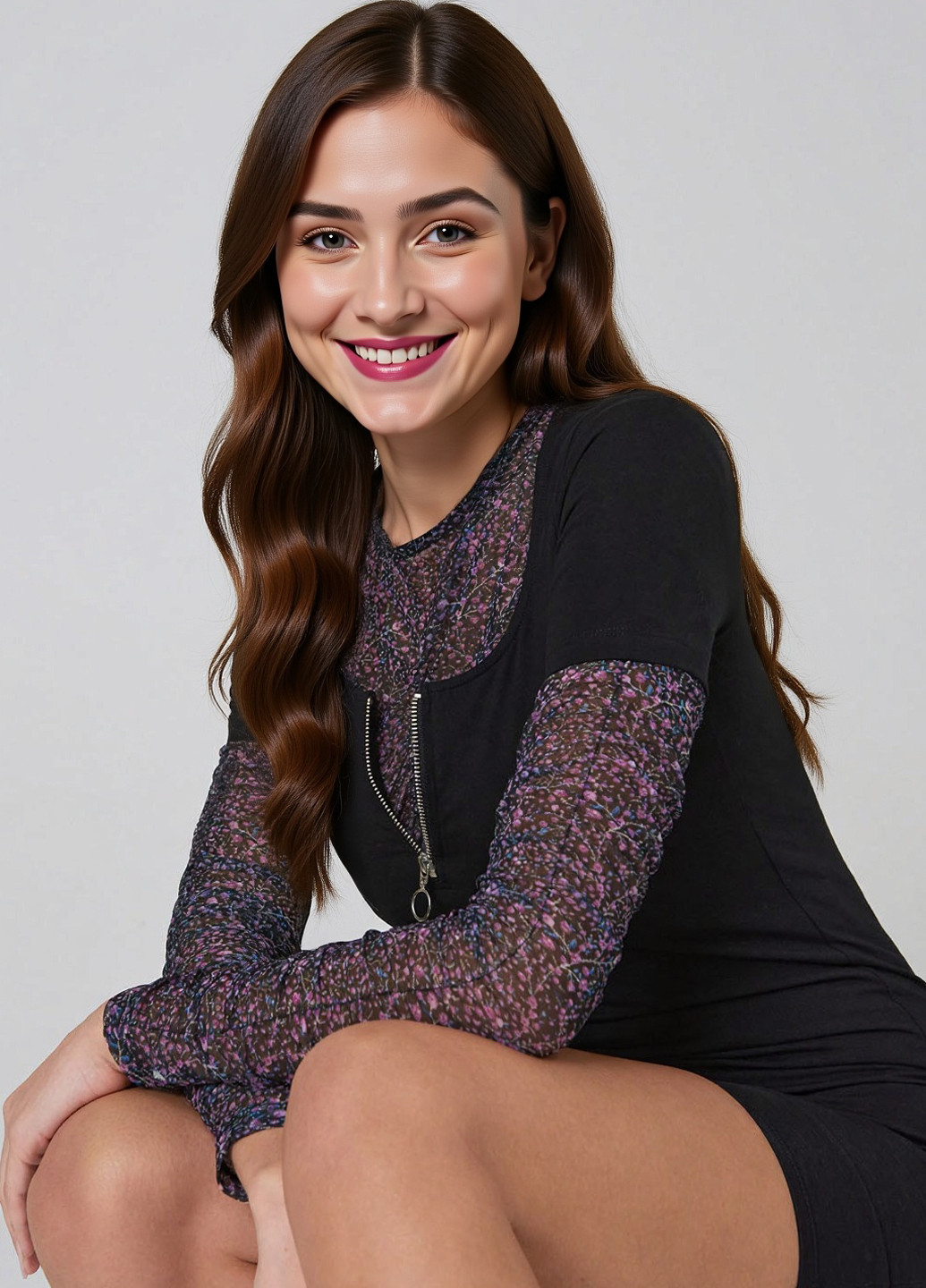 Черное кэжуал платье футляр Sinsay однотонное