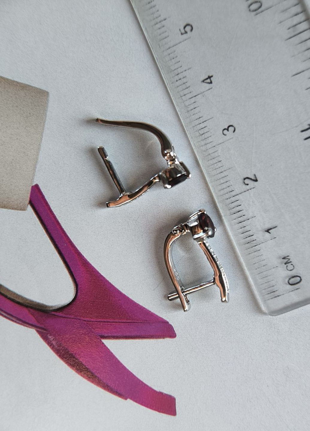 Сережки Silver Flame (369649372)